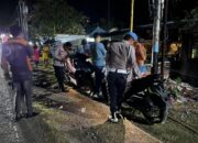 PAMAPTA II POLRES DOMPU PIMPIN PATROLI MALAM GUNA JAGA KAMTIBMAS TETAP KONDUSIF
