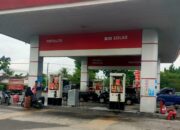 Polsek Kediri Pantau Distribusi BBM di SPBU Nyiur Gading