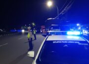 Satlantas Polres Lombok Barat Patroli Malam Cegah Balap Liar