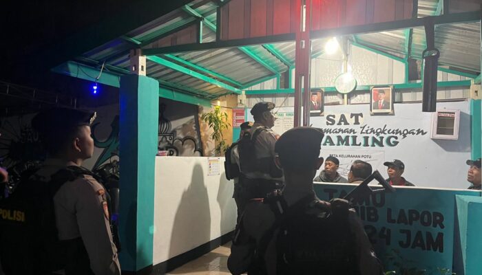UNIT PATMOR SAT SAMAPTA POLRES DOMPU INTENSIFKAN PATROLI MALAM DI WILAYAH POTU DAN NOWA