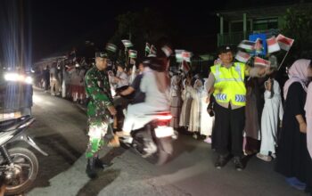 Sinergitas TNI-Polri Sukses Amankan Pawai Ta'aruf