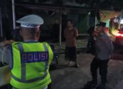 Polsek Kediri Gelar Patroli Malam di Lelede