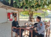 Bhabinkamtibmas Desa Tumpak Intensifkan Silaturahmi dan Himbauan Cegah Karhutla