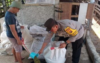 Polsek Gerung Gencarkan Program Ketahanan Pangan