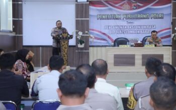 Puslitbang Polri Evaluasi Pengamanan Unjuk Rasa di Lombok Barat
