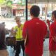 Polantas Menyapa Kurir di Lombok Barat
