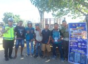 Sat Lantas Polres Bima Kota Gencarkan Edukasi Kamseltibcarlantas di Pasar Amahami