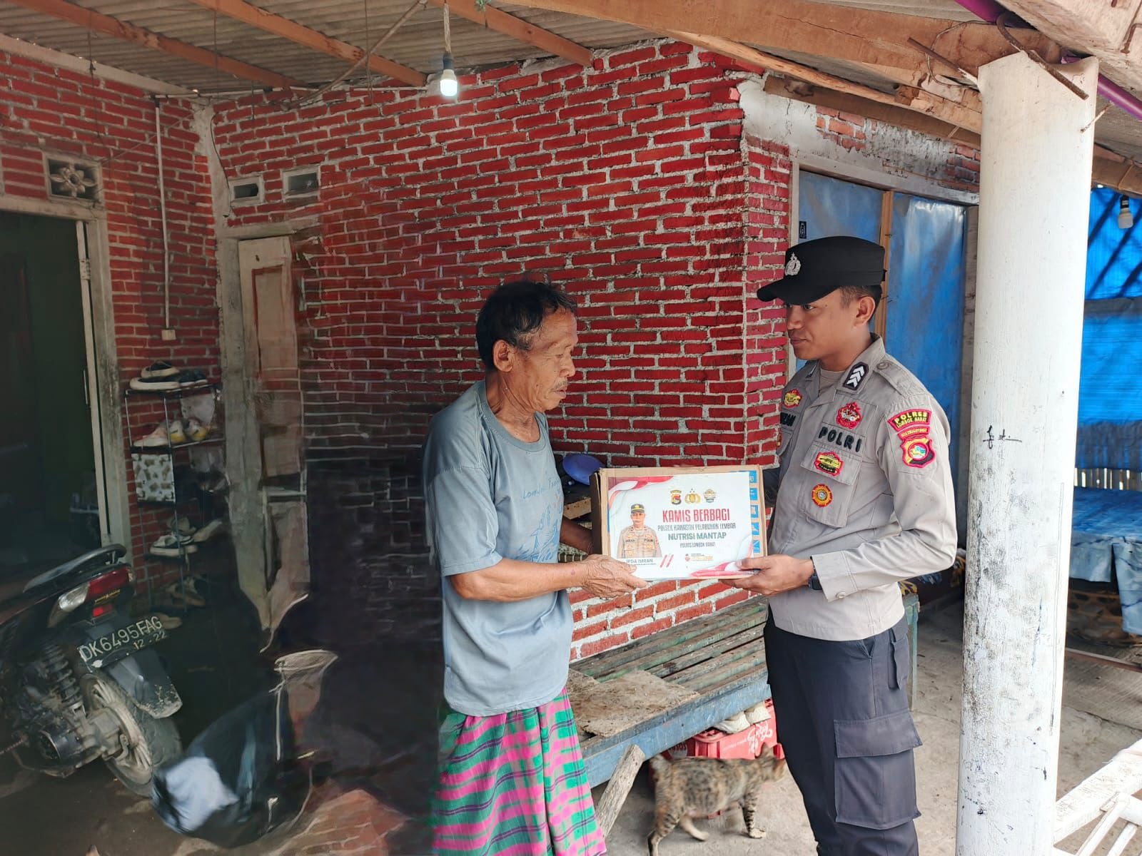 Program Nutrisi Mantap Polres Lobar Sasar Warga Lembar Timur