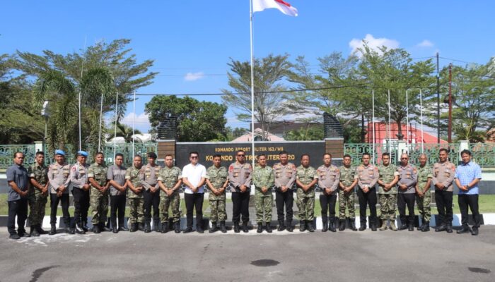 ‎Perkuat Sinergitas, Kapolresta Loteng Silaturahmi dengan Kajari Dan Dandim