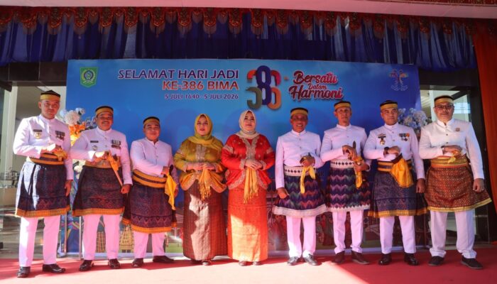 Kapolres Bima Kota Hadiri Upacara Peringatan Hari Jadi Bima ke-386 Tahun 2026