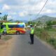 Polsek Tanjung Gelar Rawan Pagi di Pasar Tanjung, Himbau Pedagang Waspada Cuaca Ekstrem dan 3C