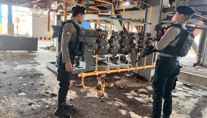 ‎ Unit Pamobvit Sat Samapta Polres Bima Kota Perketat Pengamanan Aset Vital di PLTU Bima