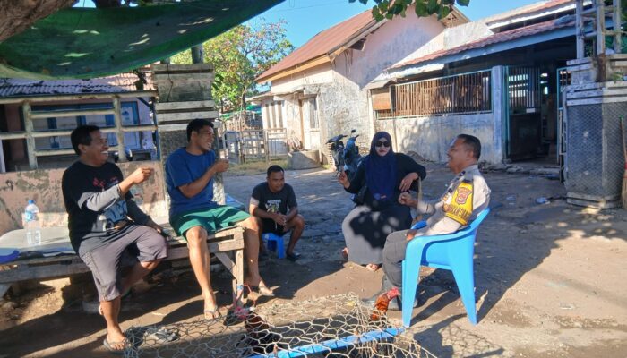 Bhabinkamtibmas Polres Bima Kota Terima Saran dan Masukan Warga Binaan Melalui Program Jumat Curhat