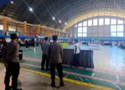 Amankan PORPROV XII NTB di Gerung, Polsek Lombok Barat Pastikan Pertandingan Berjalan Sportif