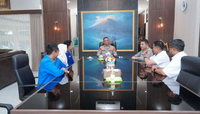 Kapolda NTB Terima Silaturahmi PMII, Ajak Mahasiswa Bersama Jaga Kondusivitas Kampus