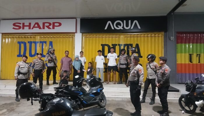 Sat Samapta Polres Bima Kota Intensifkan Patroli Blue Light, Antisipasi Gangguan Kamtibmas pada Jam Rawan
