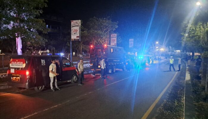 Patroli Strong Point KRYD Rinjani Presisi, Polres Bima Kota Amankan Empat Motor Berknalpot Brong