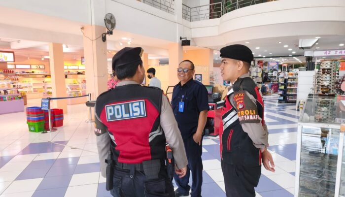 Patroli Kota Presisi Sambangi Pertokoan MGM, Polda NTB Perkuat Keamanan Kawasan Publik