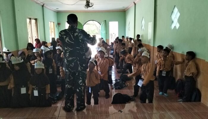 Wawasan Kebangsaan Babinsa Bentuk Karakter Siswa Nurul Hikmah