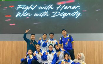 Aksi Gemilang Atlet Dojo SDKP Antar Lombok Barat Jadi Juara Umum II Karate Porprov NTB