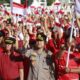 Semarakkan HUT ke-81 RI, Kapolres Sumbawa Barat Hadiri Pembagian Bendera Merah Putih di KTC