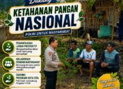 DUKUNG KETAHANAN PANGAN, ANGGOTA POLSEK KEREK SILATURAHMI DENGAN KELOMPOK TANI DESA BINAAN