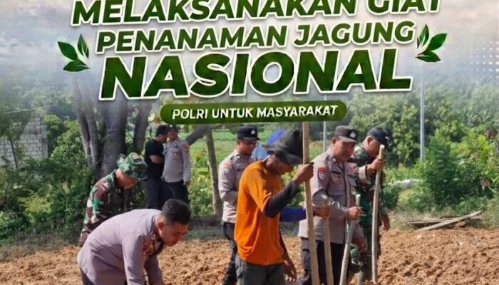 Bhabinkamtibmas Polsek Tuban Dukung Ketahanan Pangan Nasional Melalui Pemanfaatan Lahan Pekarangan