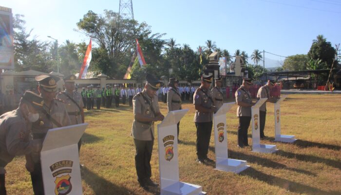 Kapolres Lombok Utara Pimpin Sertijab, Sejumlah Pejabat Strategis Berganti