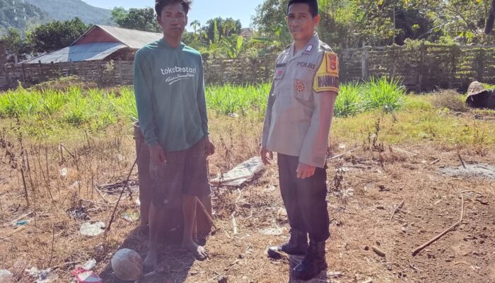 BHABINKAMTIBMAS MADAPRAMA SAMBANG PETANI BAWANG, IMBAU PAGARI LAHAN DAN DUKUNG PENINGKATAN HASIL PANEN