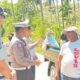 Tekan Risiko Kecelakaan, Satlantas Polres Bima Kota Edukasi Warga di Jalur Rawan