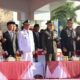 Kapolres Bima Kabupaten AKBP Muh. Anton Bhayangkara Gaisar S.I.K.M.H., Hadiri Upacara Penurunan Bendera HUT Kemerdekaan RI Ke-81