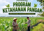 Anggota Bhabinkamtibmas Polsek Senori Polresta Tuban Monitoring Tanaman Jagung Warga Desa Jatisari Guna Mendukung Program Ketahanan Pangan Nasional