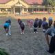 Sambut HUT Lalulintas Bhayangkara Ke-71, Satlantas Polres Bima Kabupaten Latih PBB Polisi Cilik