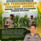 Bhabinkamtibmas Polsek Kenduruan Polresta Tuban Cek Perkembangan Tanaman Jagung, Dukung Program Ketahanan Pangan Nasional