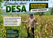 Polsek Bangilan Dorong Ketahanan Pangan Dimulai dari Desa