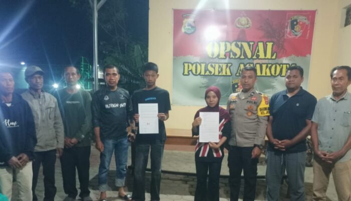 Bhabinkamtibmas Polres Bima Kota Fasilitasi Problem Solving, Warga Sepakat Berdamai