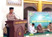 Kapolsek Labuhan Haji Hadiri Peringatan Maulid Nabi Muhammad SAW 1448 H di Desa Teros Pno Beberapa Hal Yang disampaikanm