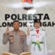 Terima Perwakilan Paskibraka Nasional Asal Loteng, Kapolresta Loteng Beri Apresiasi