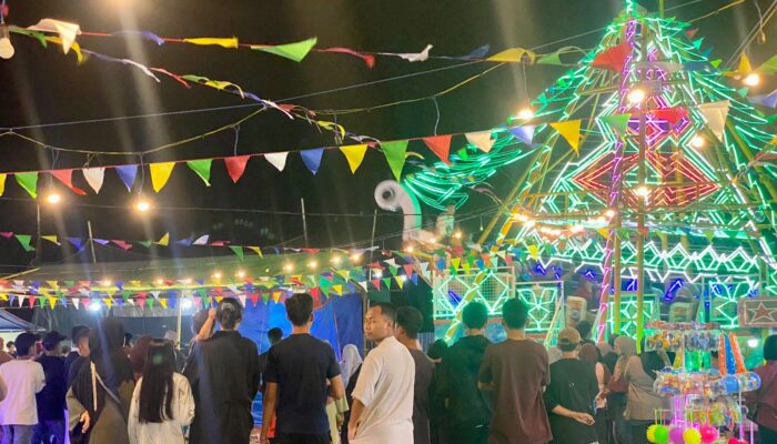 Polsek Rasanae Barat Amankan Pasar Malam Amahami, Wujudkan Situasi Kamtibmas Kondusif