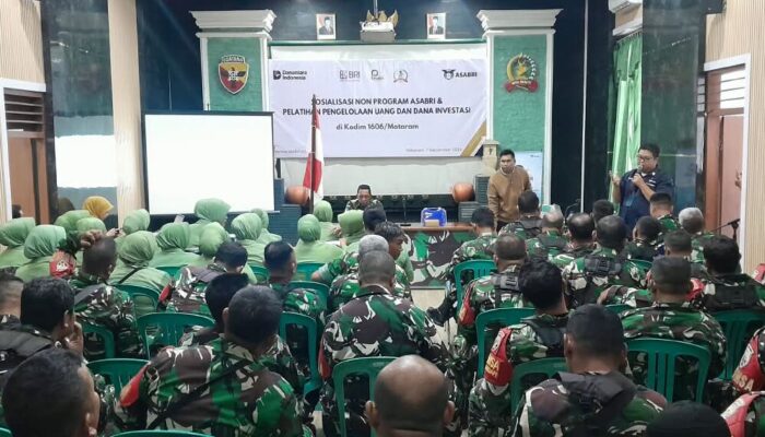 Kelola Uang Lebih Cermat, Prajurit Kodim Mataram Ikuti Pelatihan
