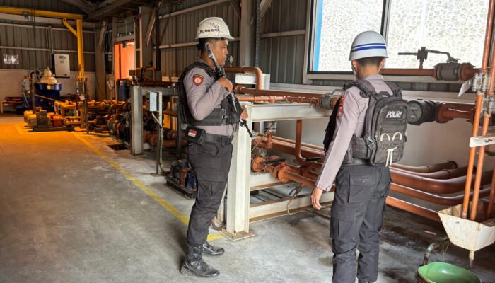 Jaga Keamanan Objek Vital, Sat Samapta Polres Bima Kota Patroli di PLTMG Bonto Bima