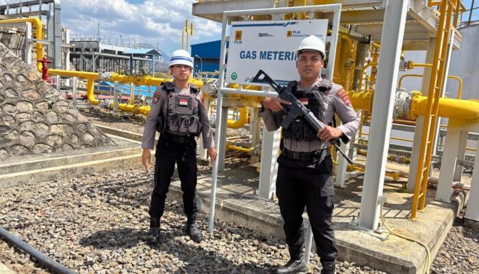 Sat Samapta Polres Bima Kota Tingkatkan Pengamanan Objek Vital PLTMG Bonto Bima