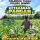 Polisi RW Polsek Senori Polresta Tuban Pantau Kodisi Tanaman Jagung Milik Warga Desa Medalem Guna Mendukung Program Ketahanan Pangan