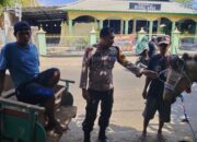 Bhabinkamtibmas Polres Bima Kota Sambangi Komunitas Gerobak, Sosialisasikan Call Center 110