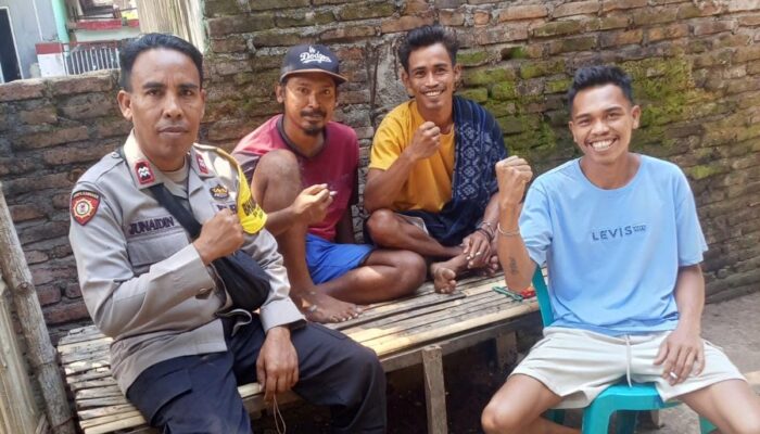 Sambangi Warga Binaan, Bhabinkamtibmas Polsek Bolo Himbau Warga Jaga Kondusifitas Kamtibmas