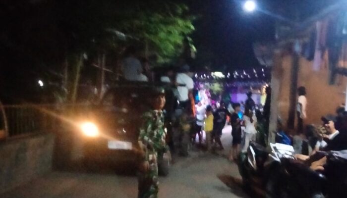 Rebak Jangkeh Berlangsung Aman, Babinsa Ingatkan Warga Jaga Ketertiban