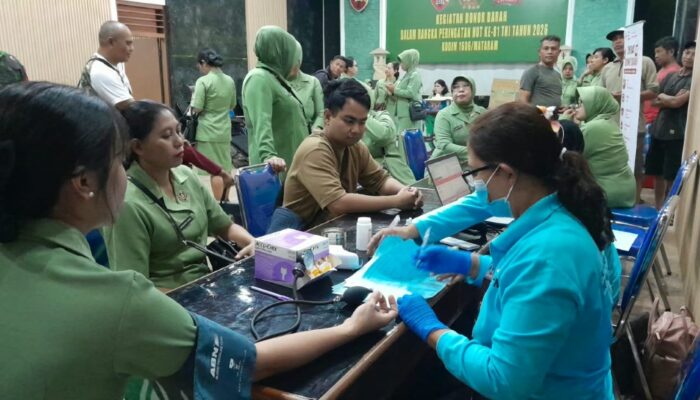 Kodim Mataram Ajak Keluarga Besar TNI Berbagi