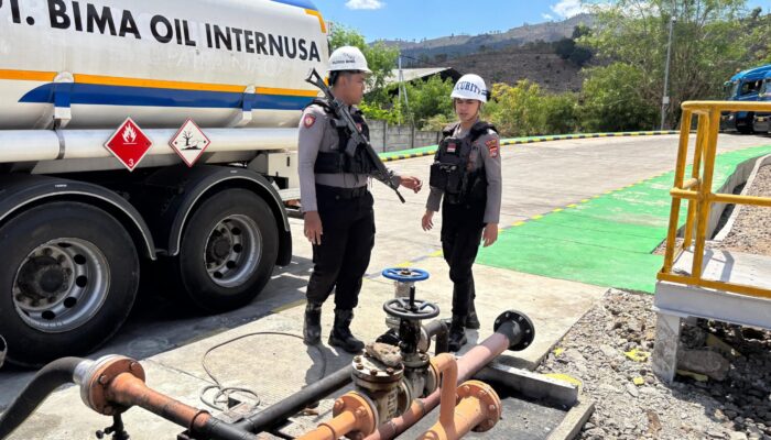 Unit Obvit Sat Samapta Polres Bima Kota Tingkatkan Pengamanan di PLTMG Bonto