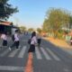Hadir Berikan Rasa Aman di Pagi Hari, Polsek Utan Laksanakan Strong Point di Depan SMPN 1 Utan