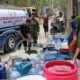 Bersama TDA, LAZISKU NTB dan BPBD, Kodim 1606/Mataram Dukung Penyaluran Air Bersih